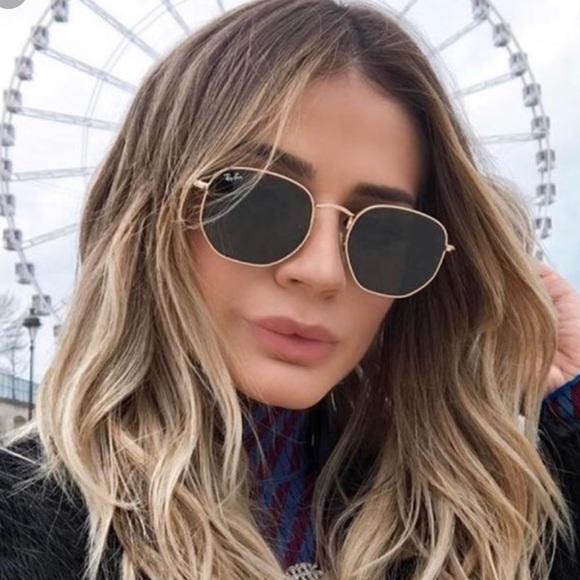 Ray Ban Accessories Rayban Hexagonal Flat Sunglasses Poshmark Ray Ban Accessories Rayban Hexagonal Flat Sunglasses Poshmark